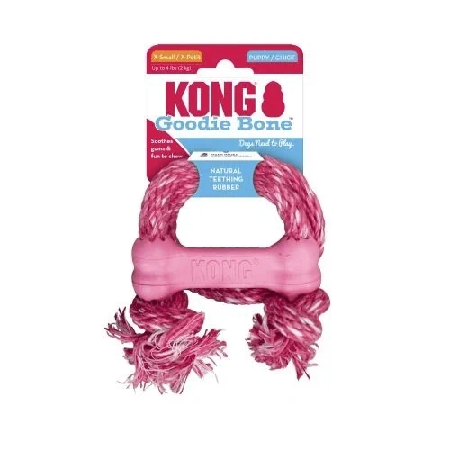 KONG קונג עצם גודי צעצוע לעיסה לגורי כלבים