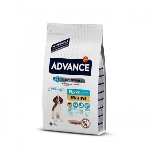 Advance אדוונס סנסיטיב סלומון מזון לגור  3 / 12 ק"ג