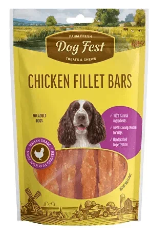 Dog Fest דוג פסט חטיף לכלב מקלות עוף 90 גרם