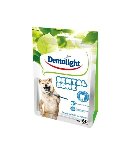 דנטלייט עצמות דנטליות מיני לכלב - Dentalight Dental Pure - שקית 30 יח'