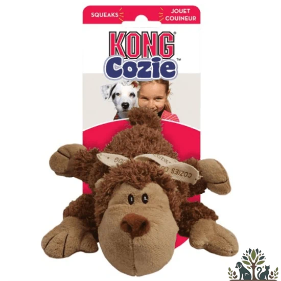 Kong קונג ווילד בובת קוזי קופיף צעצוע לכלב מידה M
