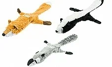 Pets Project  צעצוע לכלב בובת סקיני עם בקבוק מצפצף