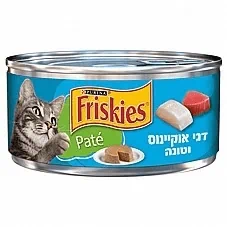 פריסקיז פטה דגי אוקיינוס וטונה מעדן לחתול 156 גרם Friskies