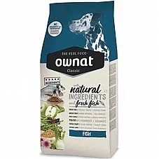 אוונט קלאסיק דגים 20 ק"ג מזון לכלב בוגר upghk Ownat Classic Fish