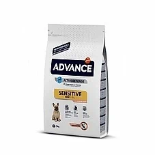 Advance אדוונס סנסיטיב סלומון מזון לכלב בוגר מגזע קטן  7.5 ק"ג