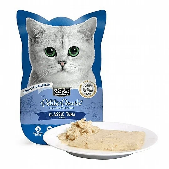קיט קט פאוץ' לחתול טונה קלאסיק 70 גרם Kit Cat Petite Pouch