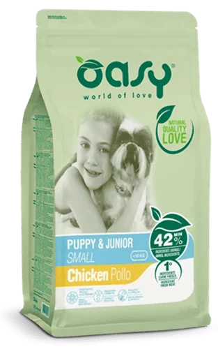 oasy עוף לגורים מגזע קטן 3 ק"ג LIFESTAGE