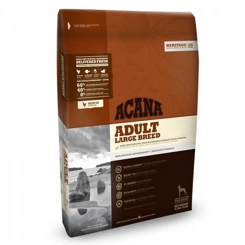 אקאנה הריטג' לכלב בוגר גזע גדול 17 ק"ג  Acana Adult Large Breed