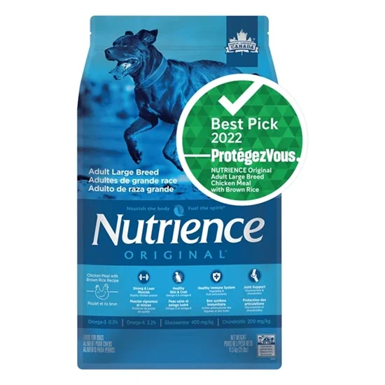 Nutrience נוטריאנס בשר עוף ואורז חום מזון יבש לכלבים בוגרים מגזע גדול 11.5 ק"ג