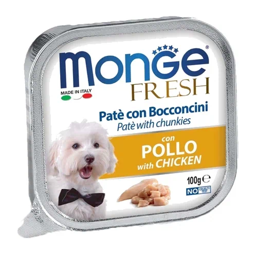 MONGE מעדן מונג' לכלב פרש פטה עוף 100 גרם